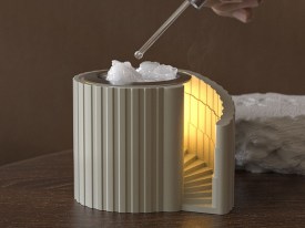 Molde silicona portavelas escalera